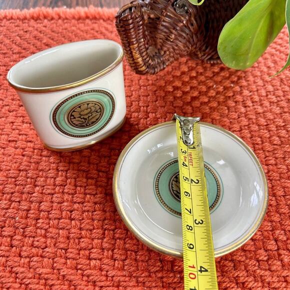 Vintage MCM Eschenbach Bavaria Toothpick Holder and Side Plate - Picture 12 of 12